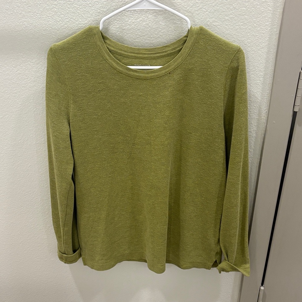 Olive Green Women's Top
